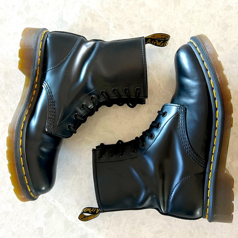 Dr. Martens 1460 Smooth Leather Lace Up Boots